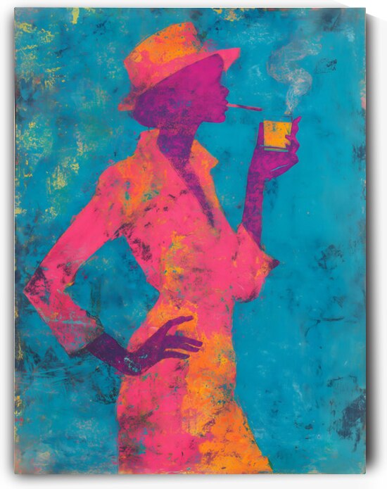 Sabor a Medianoche – Midnight Flavor Vintage Poster Art Print by Savage Art Prints