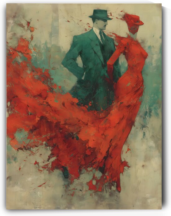 Le Feu de l’Elegance – The Fire of Elegance Vintage Poster Art Print by Savage Art Prints
