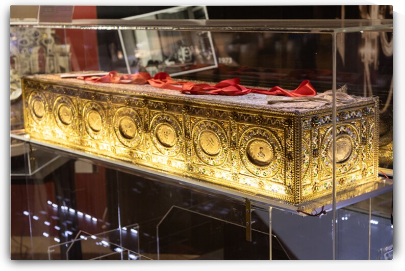 Original Protective Case of the Holy Shroud in Turin Museum by Paolo Modena