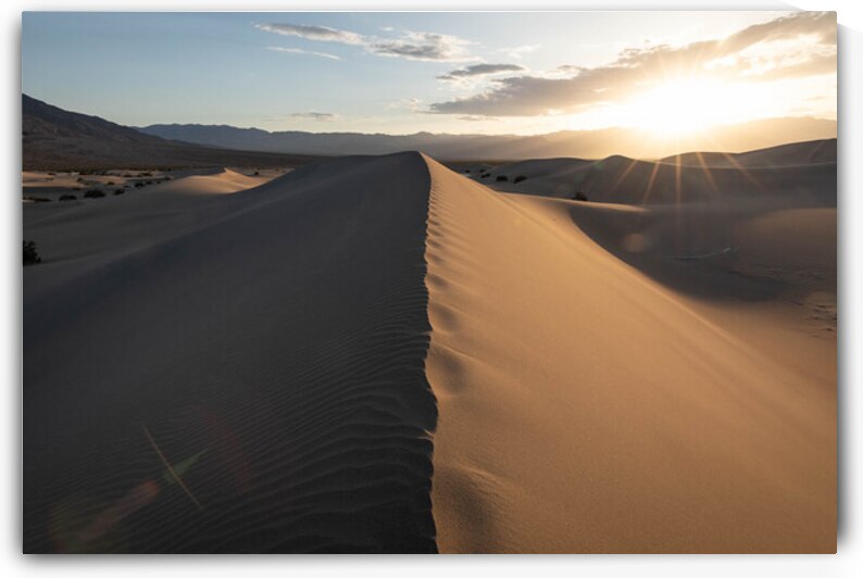 Mesquite Flat Sunset by Andre Stockwell