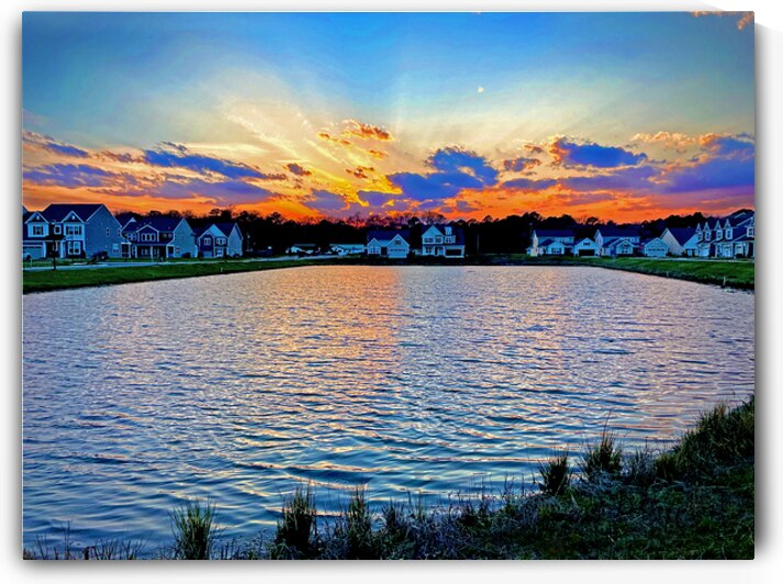 Lake Sunset at Bishops Landing by Bill Swartwout Photography