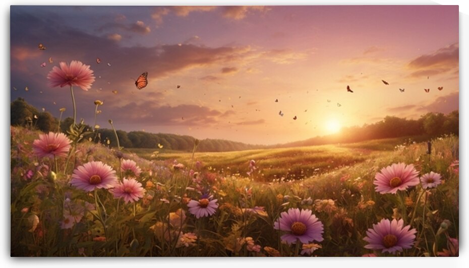 Leonardo Vision XL A magical wildflower meadow in by Marigold