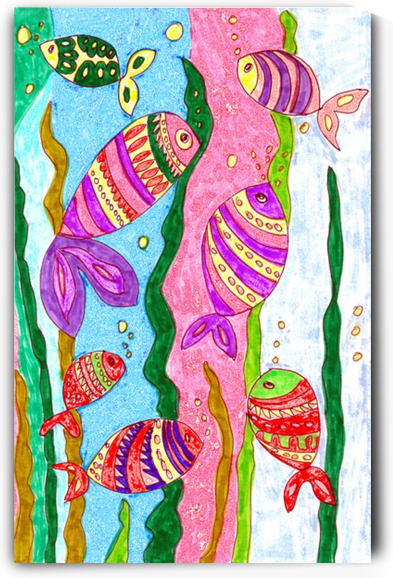 Abstract Fish by Catriona Roberts Nature Photography and Designs