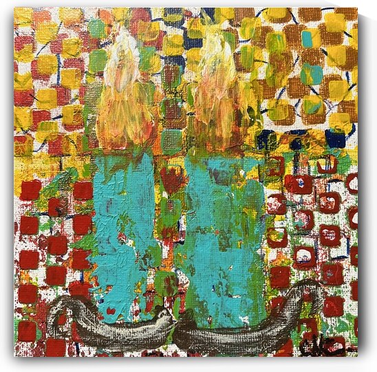Candle Light by Connie Carleton Art