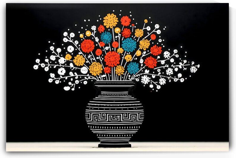 Pop Botanique – Botanical Pop Art Print by Savage Art Prints