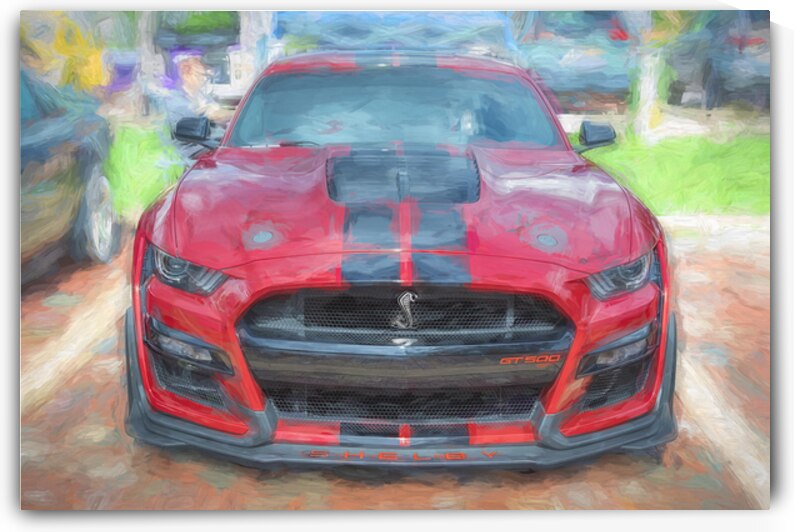 2024 Red Ford Mustang Shelby GT500 X100 3 by Rich Franco
