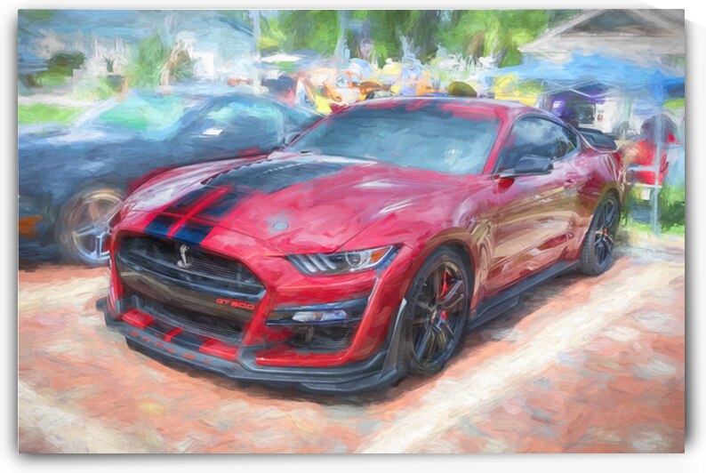 2024 Red Ford Mustang Shelby GT500 X100 4 by Rich Franco