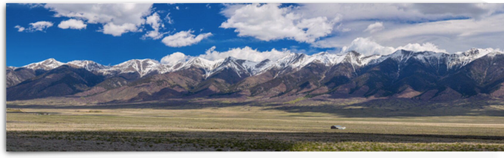 Colorado San de Cristo Mountains Panorama View by Bo Insogna