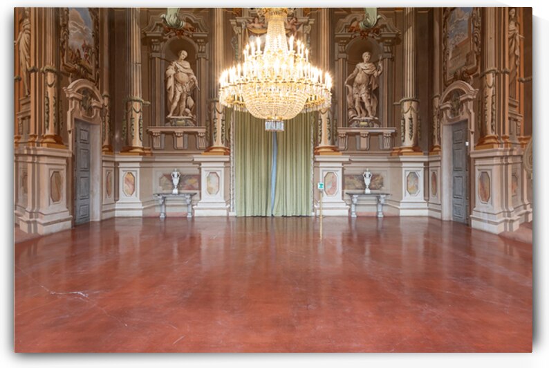 Hall of Honour Interior at Castello di Agliè Italy by Paolo Modena