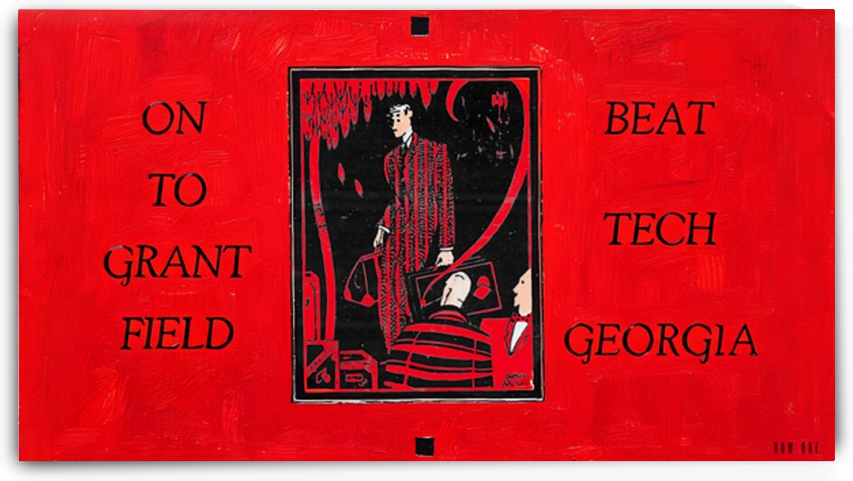Early 1900s Georgia Beat Tech Art by Row One Brand