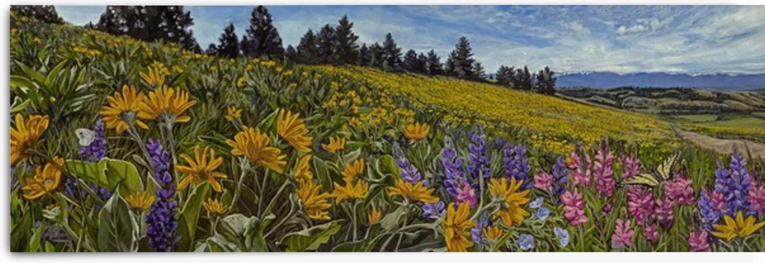 Dont Cut the Wildflowers by Averi Iris Art