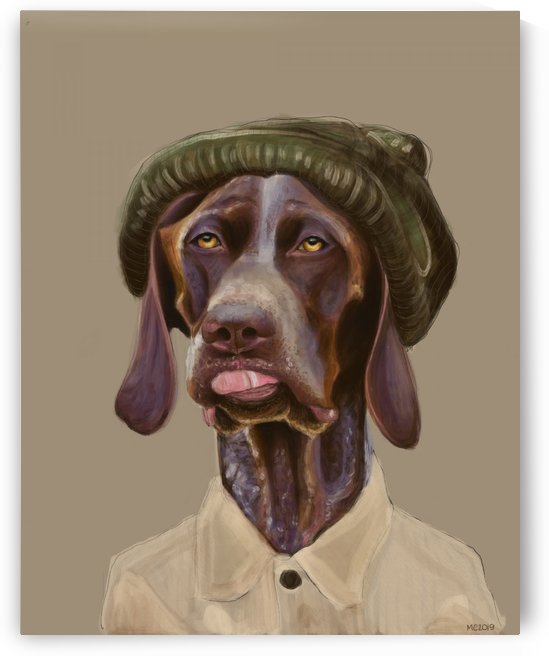 hipster dog by Acromatico Photography