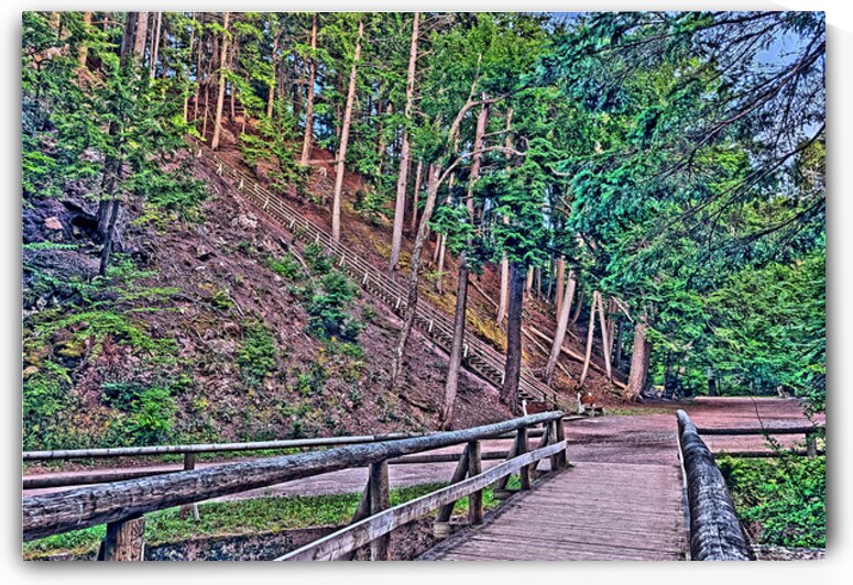 Many Steps In Stormed Park by Future Unmapped