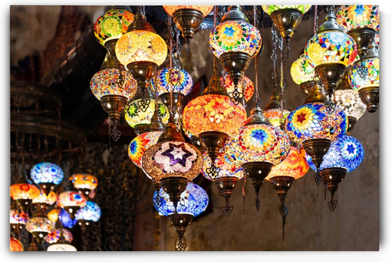 Souvenirs in Jerusalem Old City Arab quarter near Church of Holy Sepulchre and Dome of the Rock  by Elijah Lovkoff