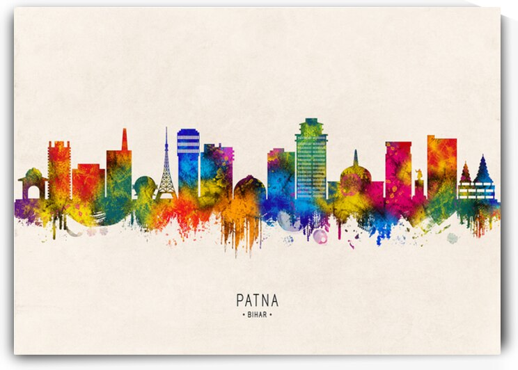 Patna Bihar Skyline Beige by Towseef Dar