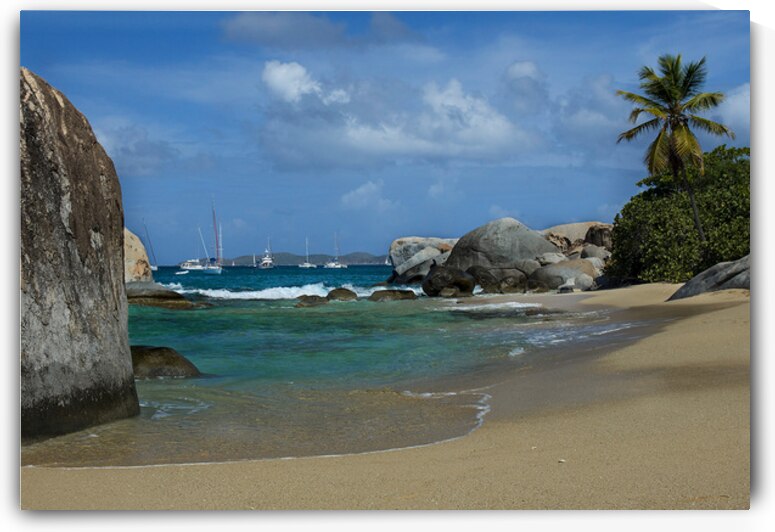  Beach at the Baths by Gary M Slane