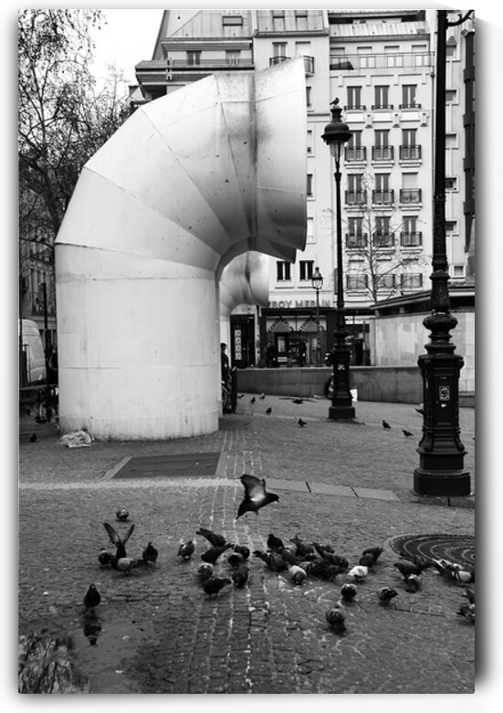 Essence of Paris Collection - Industrial Curve at Centre Pompidou by Pavlos Art Photography