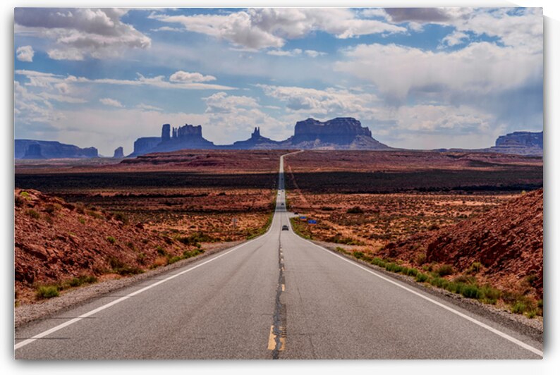 Forrest Gump Highway Scene Utah by Jennifer White