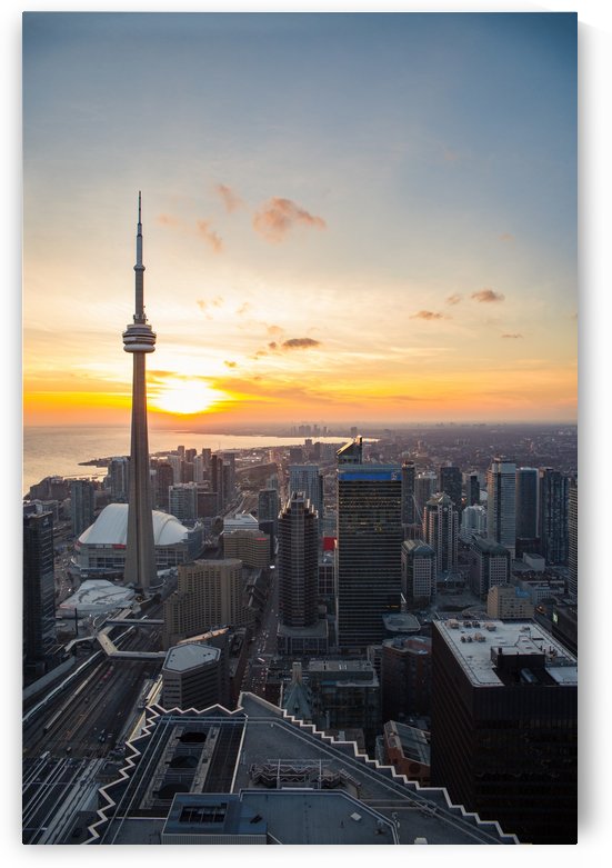 Toronto Sunset by Kyle Thorn