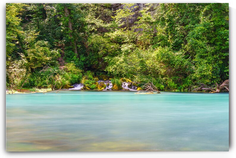Smooth Waters Big Spring Waterfall by Jennifer White