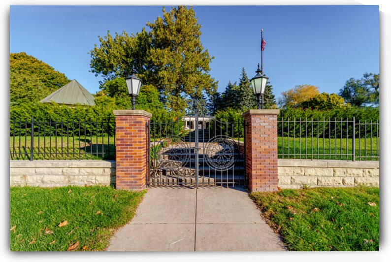 Gerald Ford Birthsite Gate by Jennifer White