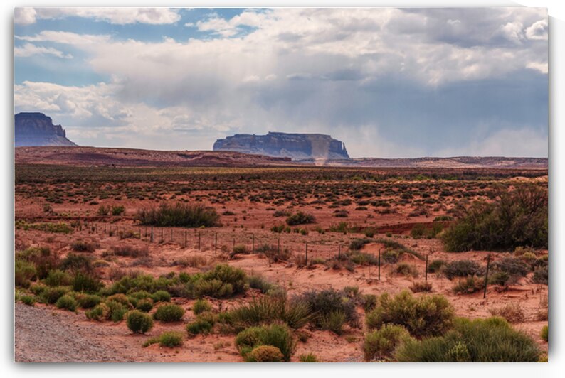 Dust Devil Near Utah Arizona Border by Jennifer White