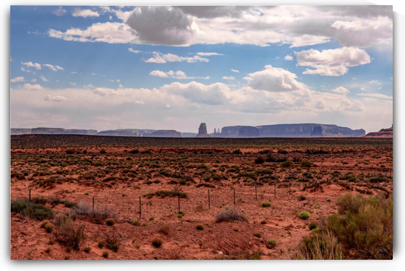 Back Of Monument Valley from Utah by Jennifer White