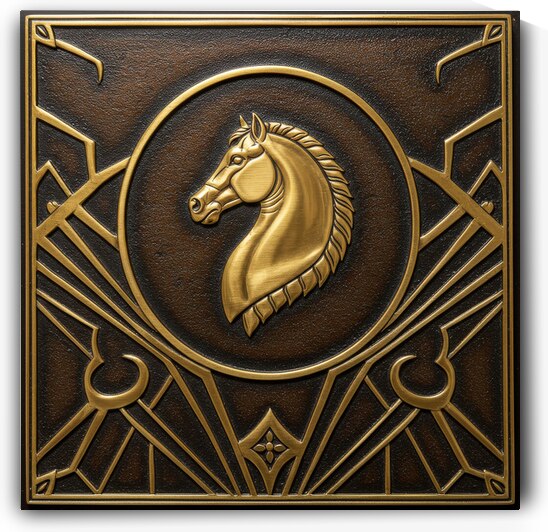 Medallion of the Golden Age by Sumer Paintings