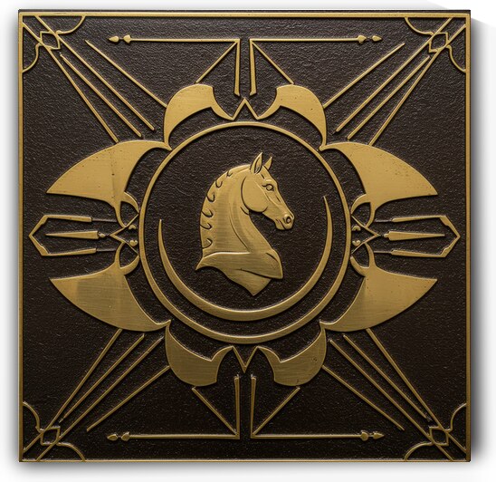 The Horse of the Celestial Mechanism by Sumer Paintings