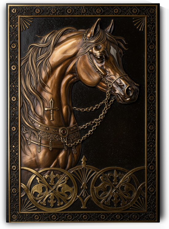 The Consecrated War Horse by Sumer Paintings