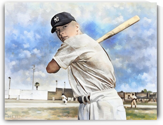 Yankee Legend Mickey Mantle  by Row One Brand