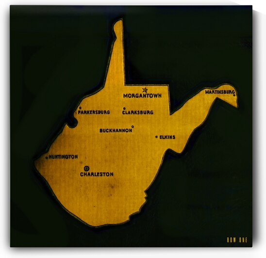 1930s West Virginia Art by Row One Brand