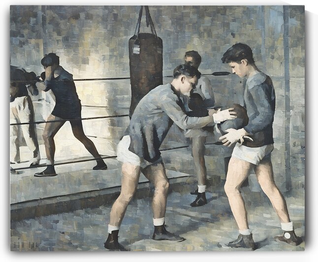 1937 Boxing Art Remix by Row One Brand