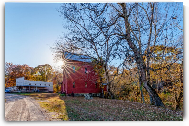 Evening Sunburst Topaz Mill by Jennifer White