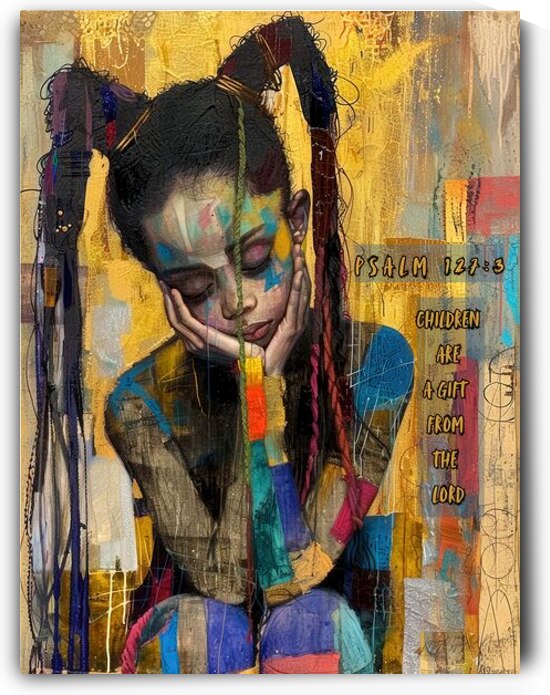 A Gift - Psalm 127-3 by SykArt Designs