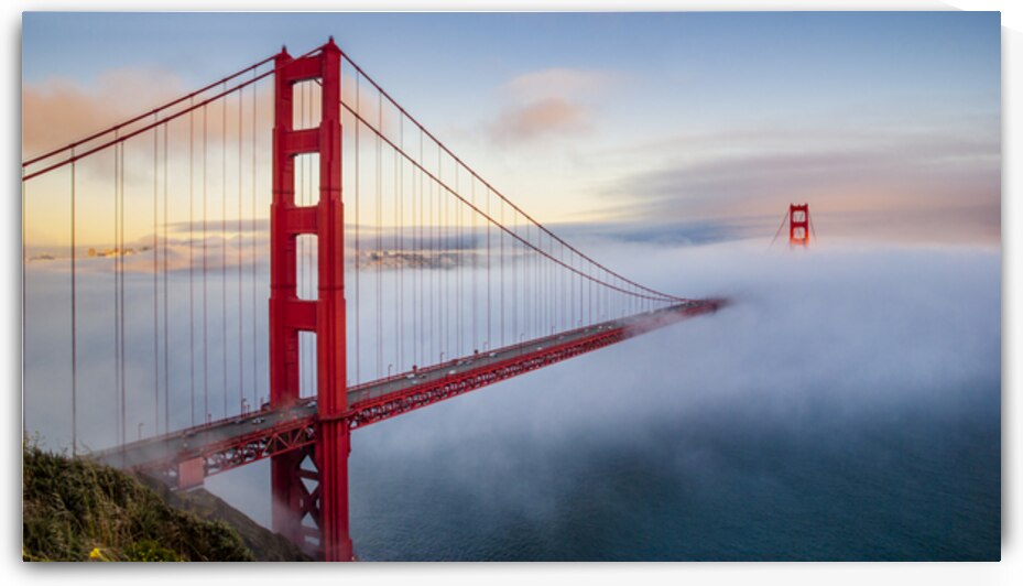 Misty Bridge by Radek Hofman