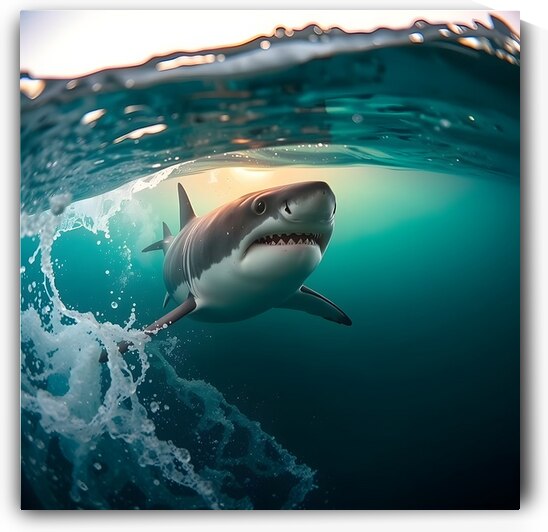 Great White Sharks Cape Cod by Mark Turley