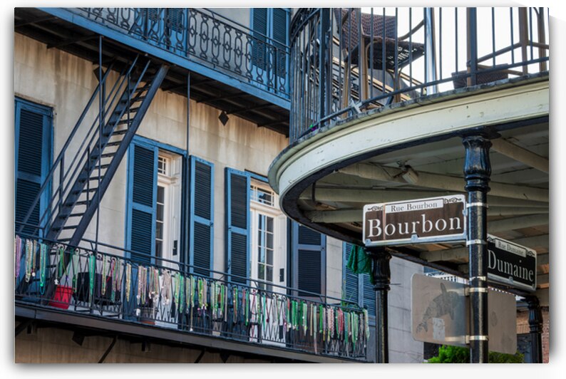 Bourbon Street New Orleans French Quarter Louisiana by DELPHIMAGES