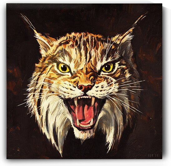 1950s Wildcat Art by Row One Brand