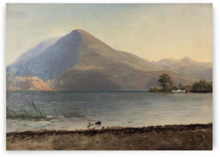 Bierstadt - On the Hudson by Bierstadt