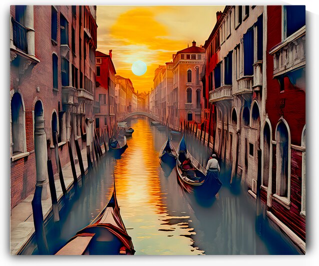 CANALS OF VENICE......VELVET ABSTRACT by Digicam