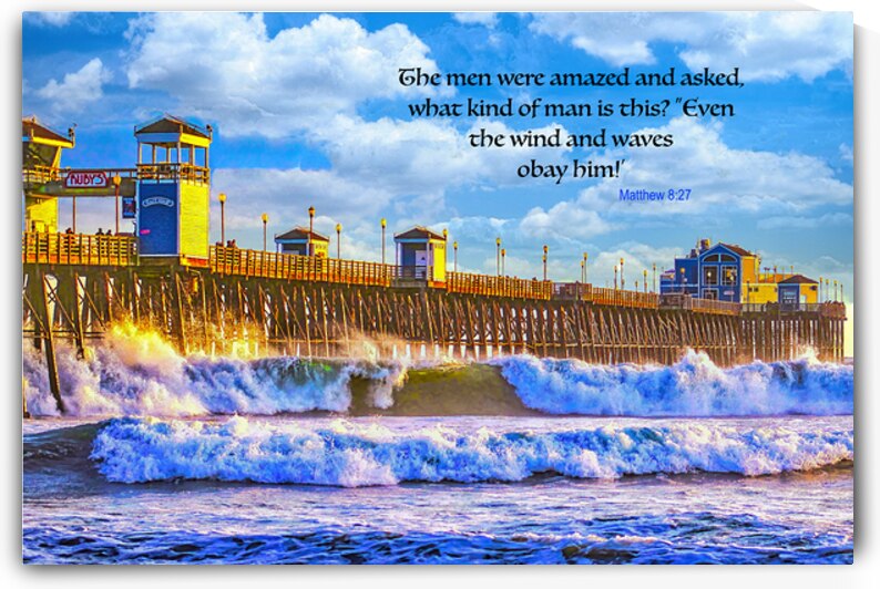 STORMY WAVES  SCRIPTURE by Charles Herchert
