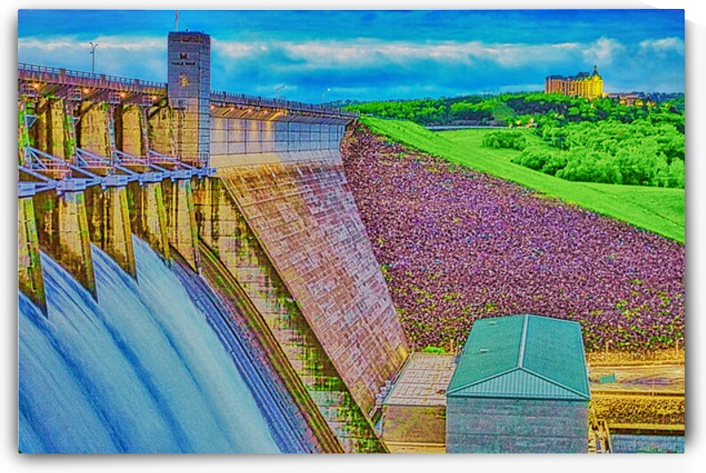 TABLE ROCK DAM   by Charles Herchert