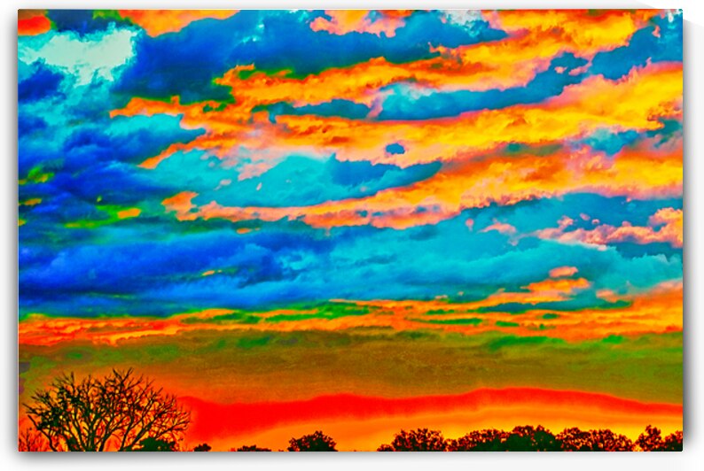 FIERY SUNRISE  by Charles Herchert