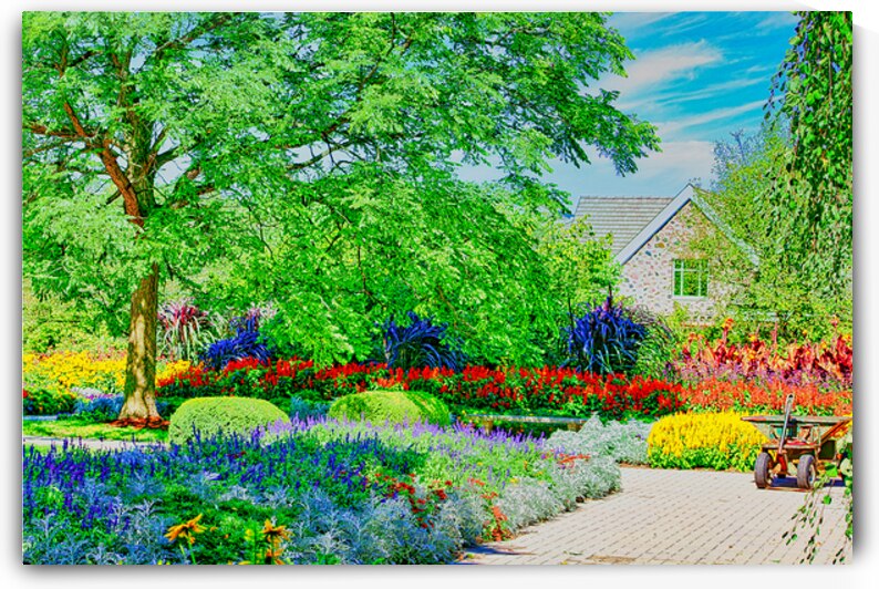 BLOOMING GARDEN  by Charles Herchert