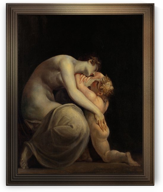 Tekemessa and Eurysakes by Henry Fuseli Old Masters Reproductions by xzendor7