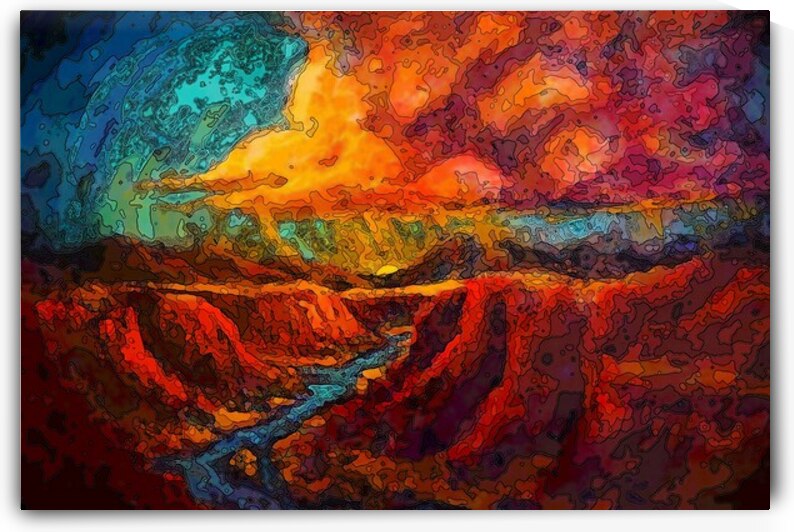 Water Sculpture by Tom McGee Art  Landscapes Reimmagined