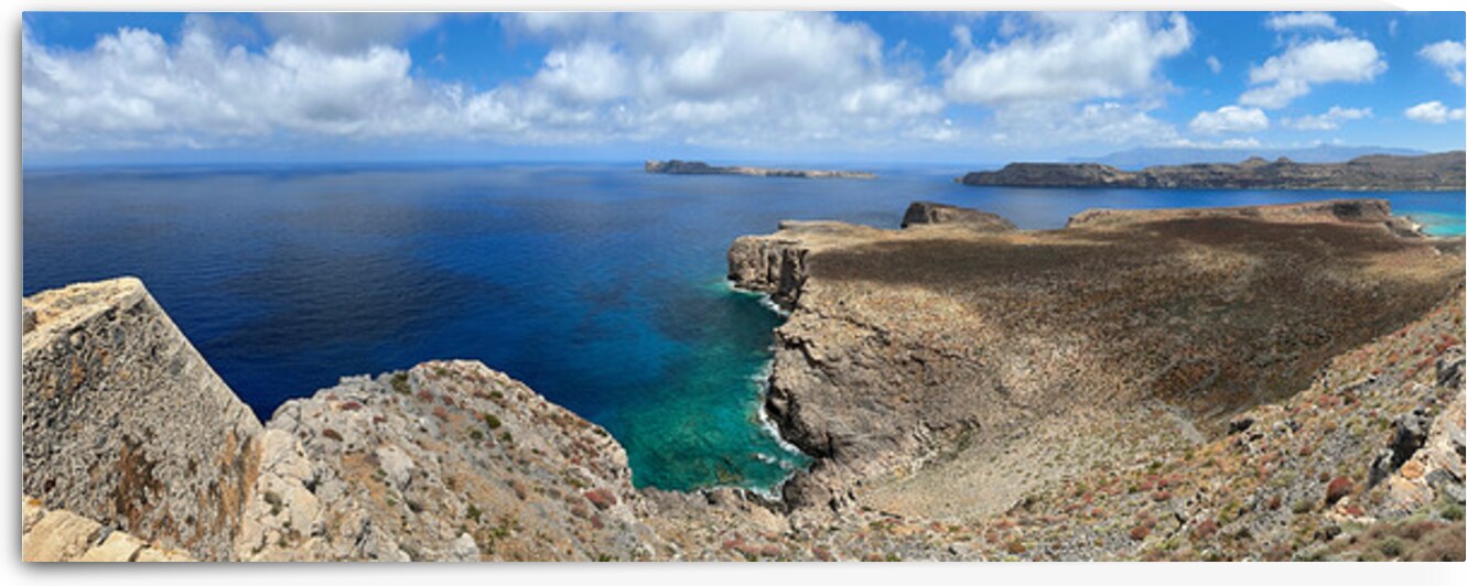 Gramvousa Crete Panoramic View by Pavlos Art Photography