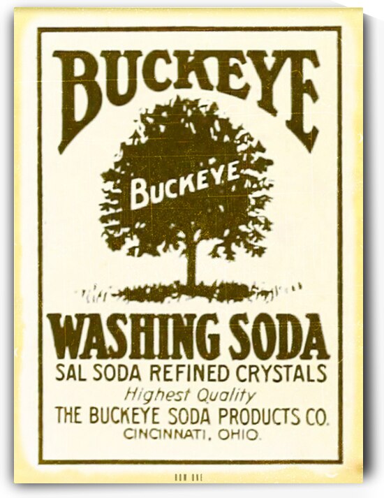 Vintage Buckeye Washing Soda Ad by Row One Brand