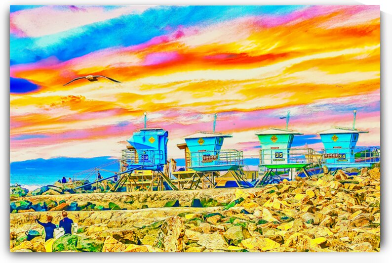 PACIFIC SEA SHORE  by Charles Herchert